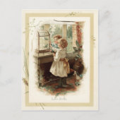 Tortelduifjes en kinderen  reproductie briefkaart (Voorkant)