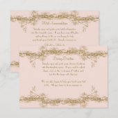 Tortelduifjes Etsen Glamoureuze  Rijden Info Informatiekaartje (Voorkant / Achterkant)