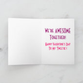 Tortelduifjes Feestdagen Kaart (Binnen)