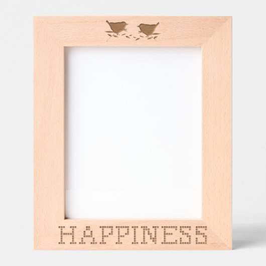 Tortelduifjes geluk geëtste lijsten gegraveerde lijstjes (Voorkant)