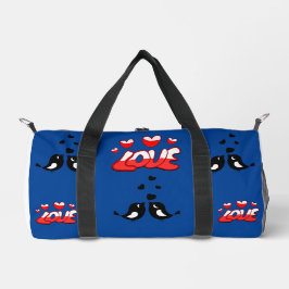 Tortelduifjes-gepersonaliseerde namen plunjezak