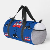 Tortelduifjes-gepersonaliseerde namen plunjezak (Rechterhoek)