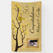 Tortelduifjes Golden Jubileum Banner (Verticaal)