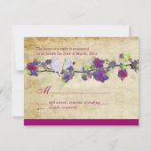 TORTELDUIFJES, GROTE RSVP's/DIY-kleur RSVP Kaartje (Achterkant)