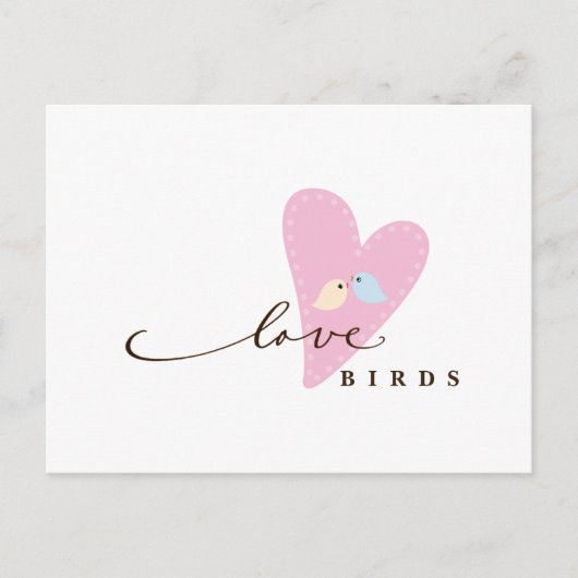 Tortelduifjes & Hart Briefkaart (Voorkant)