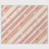 Tortelduifjes Het Patroon van de Valentijn van het Cadeaupapier (Vlak)