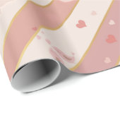 Tortelduifjes Het Patroon van de Valentijn van het Cadeaupapier (Rol Hoek)