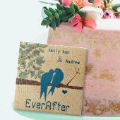 Tortelduifjes Houtkorrelboom ooit na Jubileum Tegeltje