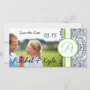 Tortelduifjes Iets blauw groen betovering Save The Date
