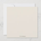 Tortelduifjes in Birdcages Bridal Shower Invitatio Kaart (Achterkant)