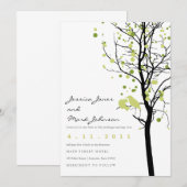 Tortelduifjes in de poolpuntstructuur kaart (Voorkant / Achterkant)