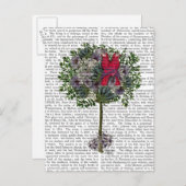 Tortelduifjes in een boom briefkaart (Voorkant / Achterkant)