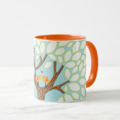 Tortelduifjes in een boom (dag) mok (Voorkant rechts)