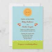 Tortelduifjes in een boom (dag) Uitnodiging (Achterkant)