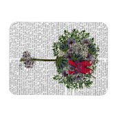 Tortelduifjes in een boom magneet (Horizontaal)