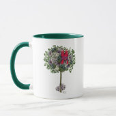 Tortelduifjes in een boom mok (Links)