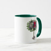 Tortelduifjes in een boom mok (Voorkant rechts)