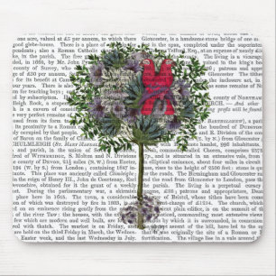 Tortelduifjes in een boom muismat