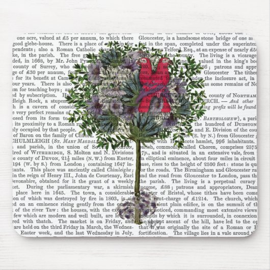 Tortelduifjes in een boom muismat (Voorkant)