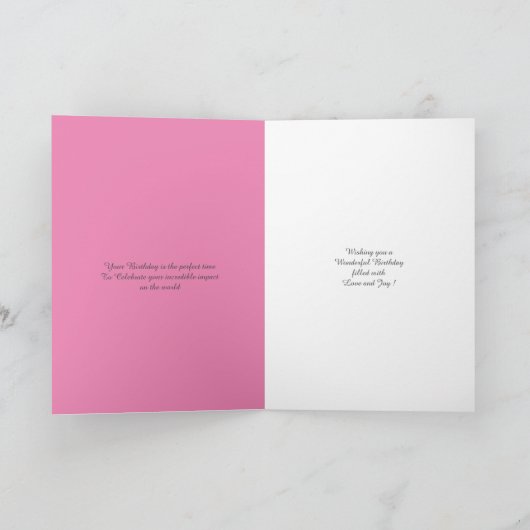 Tortelduifjes in Spring Happy Birthday Wenskaart Bedankkaart (Binnen)