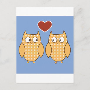 Tortelduifjes is eigenaar van bloesem Heart Destin Briefkaart