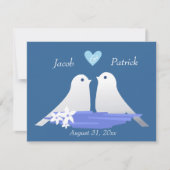 Tortelduifjes Kaart (Voorkant)