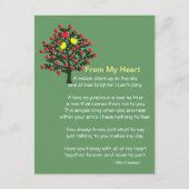 Tortelduifjes kaart met gedicht (Voorkant)