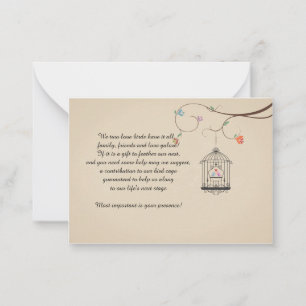 Tortelduifjes Kaarten van vogelkooien (bedrijfsomv