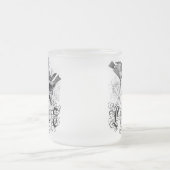  Tortelduifjes kleding en geschenken Matglas Koffiemok (Center)