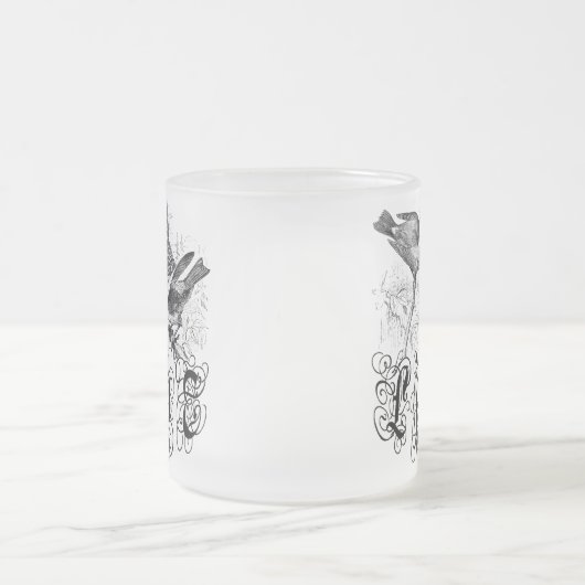  Tortelduifjes kleding en geschenken Matglas Koffiemok (Center)