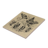  Tortelduifjes kleding en geschenken Tegeltje (Zijkant)