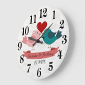 Tortelduifjes, liefje 24u. grote klok (Hoek)