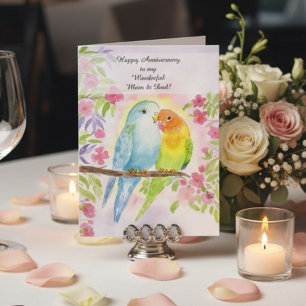 Tortelduifjes Mama & Papa Gelukkig jubileum  Kaart