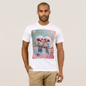 Tortelduifjes Mannen T-shirt (Voorkant volledig)