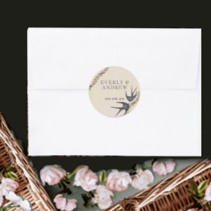  Tortelduifjes marinesweddenschappen Vierkante Sticker