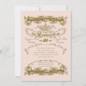 Tortelduifjes met glamoureus tintage Weduwis Kaart (Voorkant)