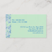 Tortelduifjes Mint Green Hair Stylist Visitekaartje (Achterkant)