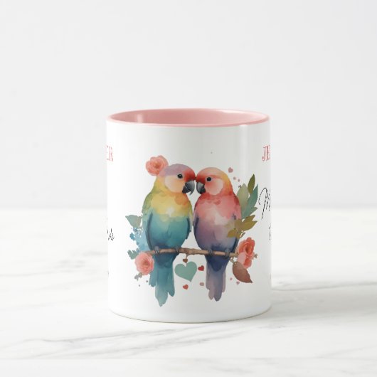 Tortelduifjes Moeder van de Bruid Mok (Midden)