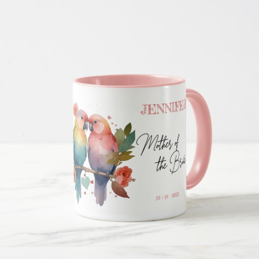 Tortelduifjes Moeder van de Bruid Mok (Voorkant rechts)