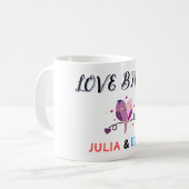 Tortelduifjes Mok ontwerp (Voorkant links)