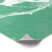 Tortelduifjes Munt voor weddenschappen Poster (Hoek)