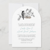  Tortelduifjes om het even welke uitnodiging van h (Voorkant)