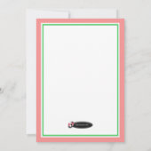 Tortelduifjes op een tak - Uitnodigingen voor brui (Achterkant)