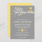 Tortelduifjes op het Brondenhuwelijk Kaart (Voorkant / Achterkant)