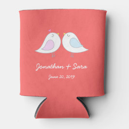 Tortelduifjes op Roze, Bruiloft Blikjeskoeler