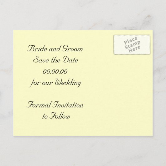 Tortelduifjes op Sakura Tree Bewaar de datum Brief Aankondigingskaart (Achterkant)