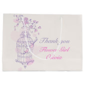 Tortelduifjes open huwelijkscadeau large cadeautasje (Achterkant)