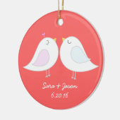 Tortelduifjes Ornament (Links)