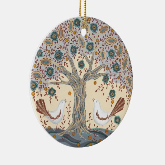 Tortelduifjes Ornament (Rechts)