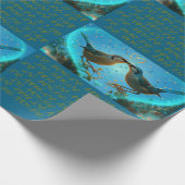 TORTELDUIFJES - PAPIERBLAUW CADEAUPAPIER (Hoek)